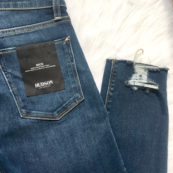 NWT HUDSON Nico Mid-Rise Super Skinny Jeans - Picture 7 of 7